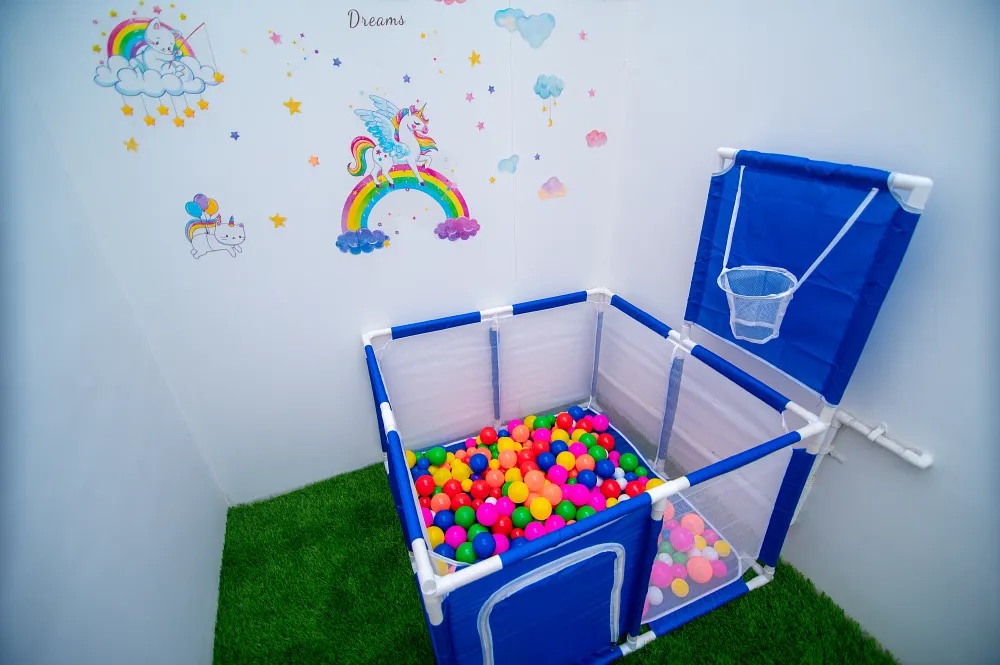 NJ Dental Kids Play Area Zone setup layout